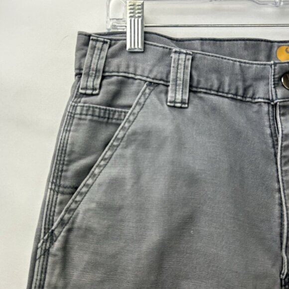 Carhartt Double Knee Men's Pants Relaxed Fit 31x34 Workwear 102802-029 Gray - Picture 15 of 16